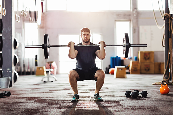 Man Does Front Squat | Front Squat vs Back Squat