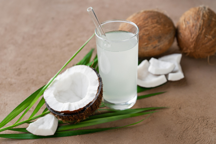 Glass of Coconut Water | Electrolyte Food