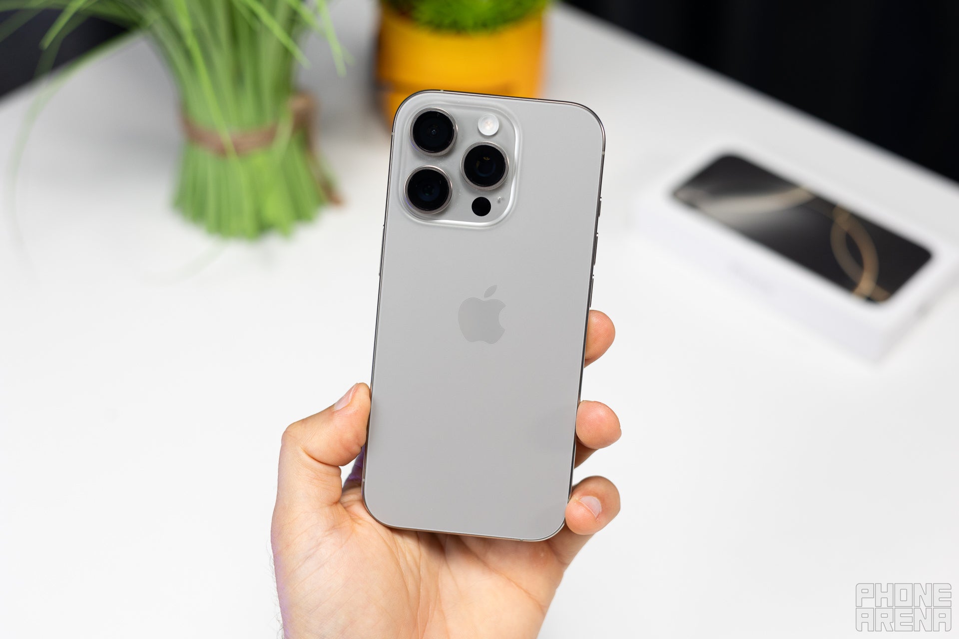 Bigger size, similar looks (Image by PhoneArena) - Apple iPhone 16 Pro Review: Boringly great